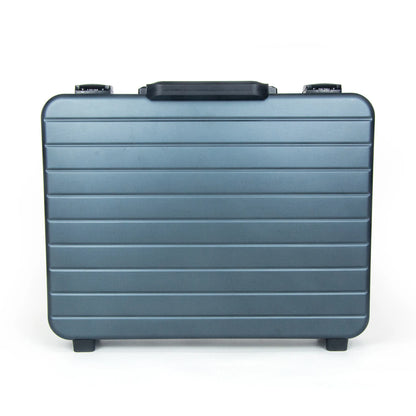 Portable Full Aluminum Travel Jewelry Boxes Safely Locked Carrying Cases Elegant Briefcase Style for Beauty & Jewelry Storage