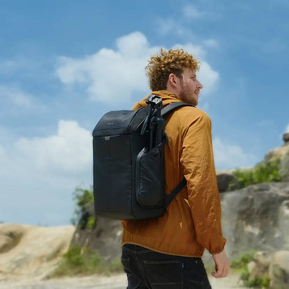 Korin Anti-theft InstaPack  with Box Men Photography Backpack for Camera &16 inch Laptop Waterproof Rain Cover/USB-C Charging