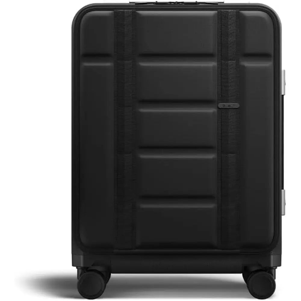 21" Hardside Carry-On Luggage — 360° Spinner Wheels, TSA Lock, Laptop Compartment, Silver/Black