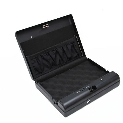 *2023 Electron Password Safe Box Solid Portable Password Fingerprint Pistol Safe Car Office Anti-Theft All-Steel Mini Fuse box