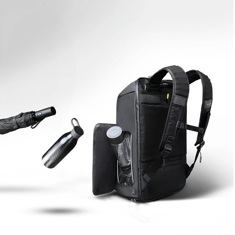 Korin FlipPack 180° Foldable Anti-Theft Laptop Backpack — 16 in, Water-Resistant