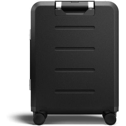 21" Hardside Carry-On Luggage — 360° Spinner Wheels, TSA Lock, Laptop Compartment, Silver/Black