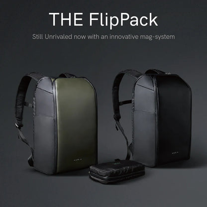 Korin FlipPack 180° Foldable Anti-Theft Laptop Backpack — 16 in, Water-Resistant