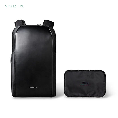 Korin FlipPack 180° Foldable Anti-Theft Laptop Backpack — 16 in, Water-Resistant